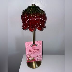 Strawberry Shortcake Touch Lamp USB Rechargeable Glass Dimmable Light VIRAL NEW